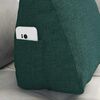 vidaXL Coussin de Dos Vert foncé 45 x 20 x 35 cm tissu