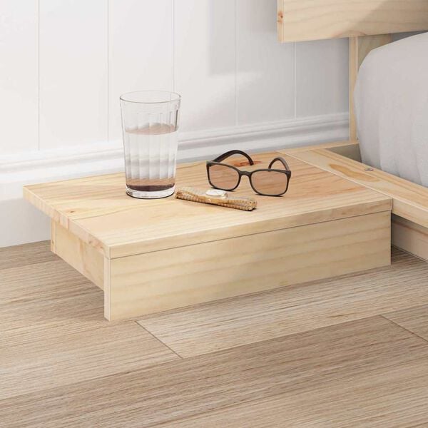 vidaXL Cadre de lit Marron 200 x 200 cm bois