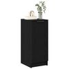 vidaXL Cabinet &agrave; chaussures avec &eacute;tag&egrave;re Ch&ecirc;ne noir 29,5 x 35 x 70 cm