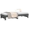 vidaXL Lit coulissant sans matelas gris 2x(90x200) cm