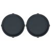 vidaXL Chariots &agrave; plantes avec roues 2 pcs gris diam&egrave;tre 34 cm 35 kg