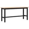 vidaXL Bancs de Salle &agrave; Manger 2 pcs Naturel 100 x 32,5 x 49 cm