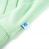Sweat-shirt &agrave; capuche et fermeture &eacute;clair pour enfants vert vif 116