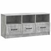 vidaXL Meuble TV Gris b&eacute;ton 102 x 34,5 x 47 cm Bois d'ing&eacute;nierie