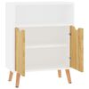 vidaXL Buffet blanc et ch&ecirc;ne sonoma 60x30x72 cm bois d'ing&eacute;nierie