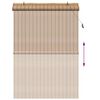vidaXL Store enrouleur avec des rideaux Nature 150 x 220 cm Bambou