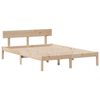 vidaXL Lit biblioth&egrave;que sans matelas 140x190 cm bois de pin massif