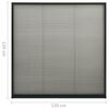 vidaXL Moustiquaire pliss&eacute;e &agrave; fen&ecirc;tre Aluminium Anthracite 120x120 cm