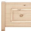 vidaXL Cadre de lit sans matelas bois massif de pin 200x200 cm