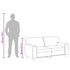 vidaXL Canap&eacute; &agrave; 2 places Gris 120 cm Similicuir