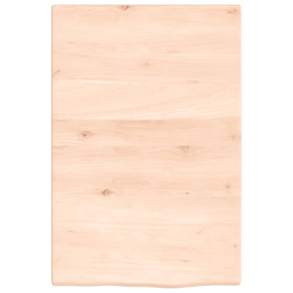 vidaXL &Eacute;tag&egrave;re murale 40x60x2 cm bois de ch&ecirc;ne massif non trait&eacute;