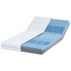 vidaXL Matelas Blanc 90 x 200 cm Tissu jacquard