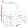 vidaXL Salon de jardin 2 pcs avec coussins Bois de pin massif