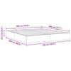 vidaXL Lit de Rangement avec t&ecirc;te de lit Gris fonc&eacute; 180 x 200 cm tissu
