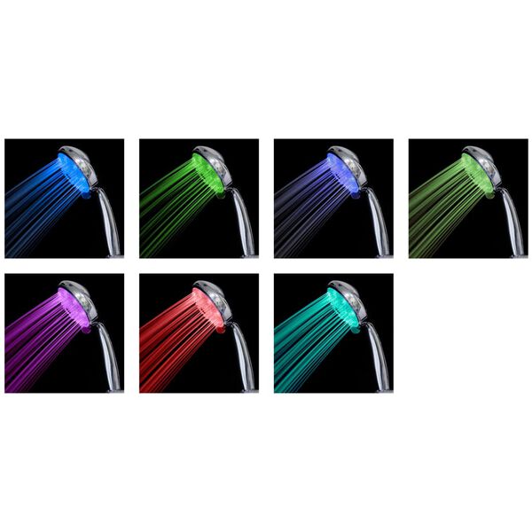 SCH&Uuml;TTE Pomme de douchette LED GALAXIS chrome