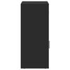 vidaXL Armoire de rangement noir 56,5x39x90 cm bois d'ing&eacute;nierie