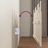 vidaXL T&ecirc;te de lit murale Blanc 146,5x3x80 cm Bois massif de pin
