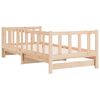 vidaXL Lit coulissant 2x(80x200) cm Bois de pin massif