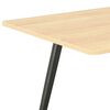vidaXL Table basse Noir et ch&ecirc;ne 120x60x46 cm