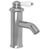 vidaXL Robinet de lavabo de salle de bain Argent&eacute; 130x180 mm