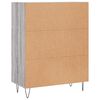 vidaXL Buffet sonoma gris 69,5x34x90 cm bois d'ing&eacute;nierie