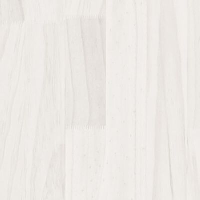 vidaXL Jardinière blanc 70x70x70 cm bois de pin massif