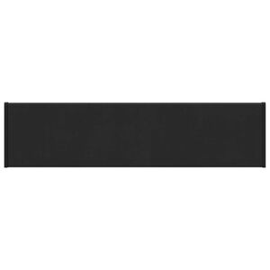vidaXL Appui de fen&ecirc;tre Noir avec grain de bois 100 x 20 x 4,5 cm PVC