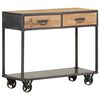 vidaXL Table console 90x35x74 cm Bois de r&eacute;cup&eacute;ration massif