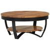 vidaXL Table basse 65x65x32 cm Bois d'acacia solide