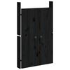 vidaXL Armoires de cuisine d'ext&eacute;rieur 3 pcs noir bois de pin massif