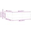 vidaXL Lit &agrave; ressorts avec matelas Gris fonc&eacute; 200 x 200 cm tissu
