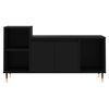 vidaXL Meuble TV Noir 100x35x55 cm Bois d'ing&eacute;nierie