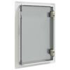 vidaXL Panneau d'Acc&egrave;s Blanc 33 x 23 x 3 cm Acier