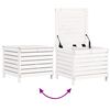 vidaXL Salon de jardin 7 pcs blanc bois de pin massif