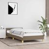 vidaXL Cadre de lit avec t&ecirc;te de lit sans matelas taupe 80x200cm tissu