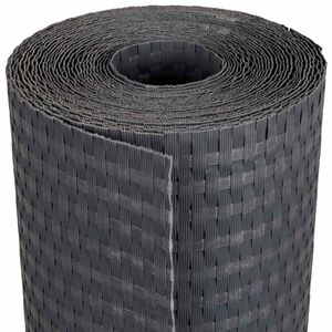 vidaXL &Eacute;cran de balcon Gris fonc&eacute; 1000 x 90 cm polyrotin