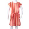 Robe pour enfants avec cordon rose et rouge 128