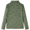 Chemise pour enfants kaki m&eacute;lang&eacute; 140