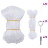 vidaXL Filet pour chat transparent en nylon 6 x 3 m