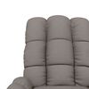 vidaXL Fauteuil de massage Taupe Tissu