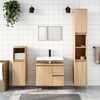 vidaXL Armoire salle de bain ch&ecirc;ne sonoma 30x30x190 cm