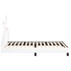 vidaXL Cadre de lit pour enfants avec t&ecirc;te de lit Blanc 90 x 200 cm PU