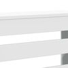vidaXL Cache-radiateur blanc 149x20x82 cm bois d'ing&eacute;nierie