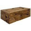 vidaXL Table basse 90x50x30 cm Teck v&eacute;ritable Marron