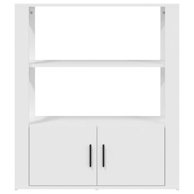 vidaXL Buffet Blanc 80x30x90 cm Bois d'ingénierie