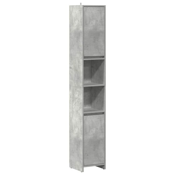 vidaXL Ensemble de meubles de salle de bain 4 pcs gris b&eacute;ton