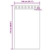 vidaXL Rideaux en voile avec &oelig;illets 2 pcs rouge bordeaux