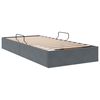 vidaXL Lit de Rangement avec stockage Gris fonc&eacute; 100 x 200 cm Velours