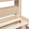 vidaXL Cadre de lit sans matelas 120x200 cm bois de pin massif