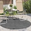 vidaXL Tapis de surface Rond Anthracite &Oslash; 160 CM